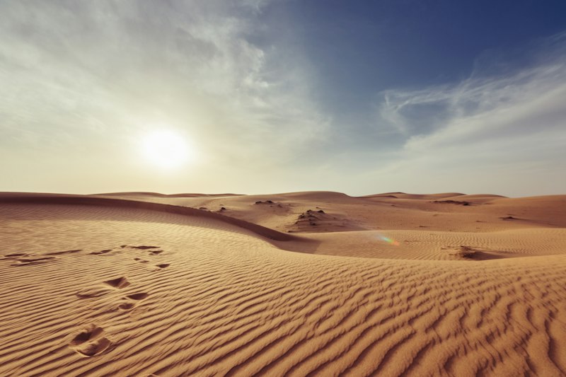Sand dunes pattern